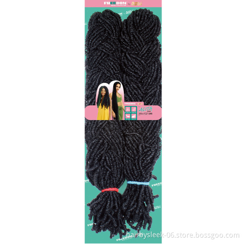 REBECCA  FASHION Super long crochet braiding hair kinky soft dreads braids jumbo mini curly twist synthetic hair for black woman